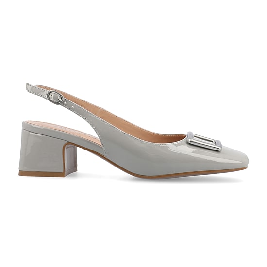 Journee Collection Everlee Womens Square Closed Toe Block Heel Pumps