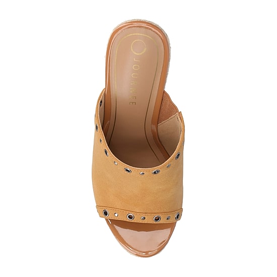 Journee Collection Womens Yari Wedge Sandals