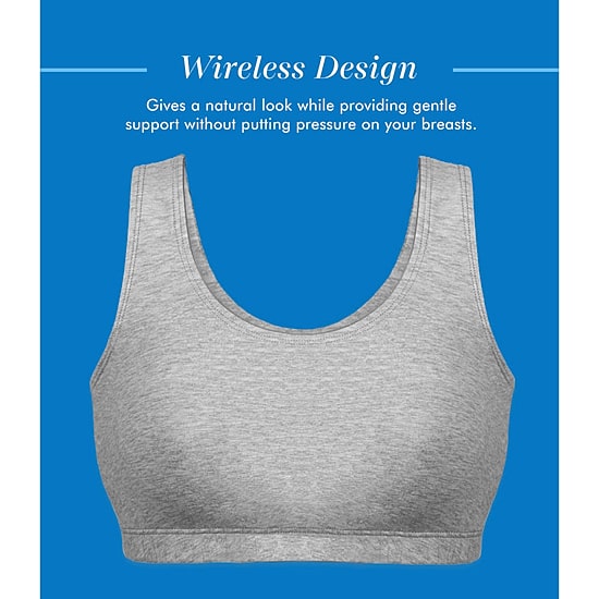 Bestform Tank Style Cotton Comfort Bra 3pk - 5009012PP