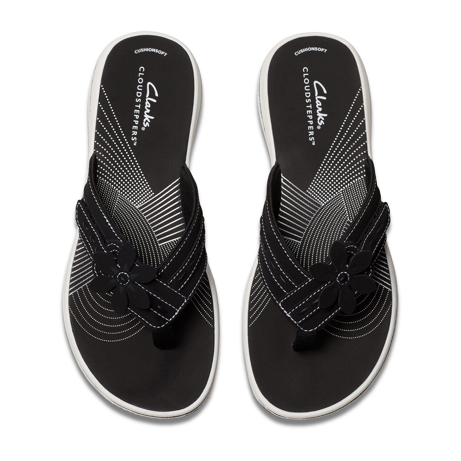 Clarks Cloudsteppers Womens Breeze Opal Flip-Flops