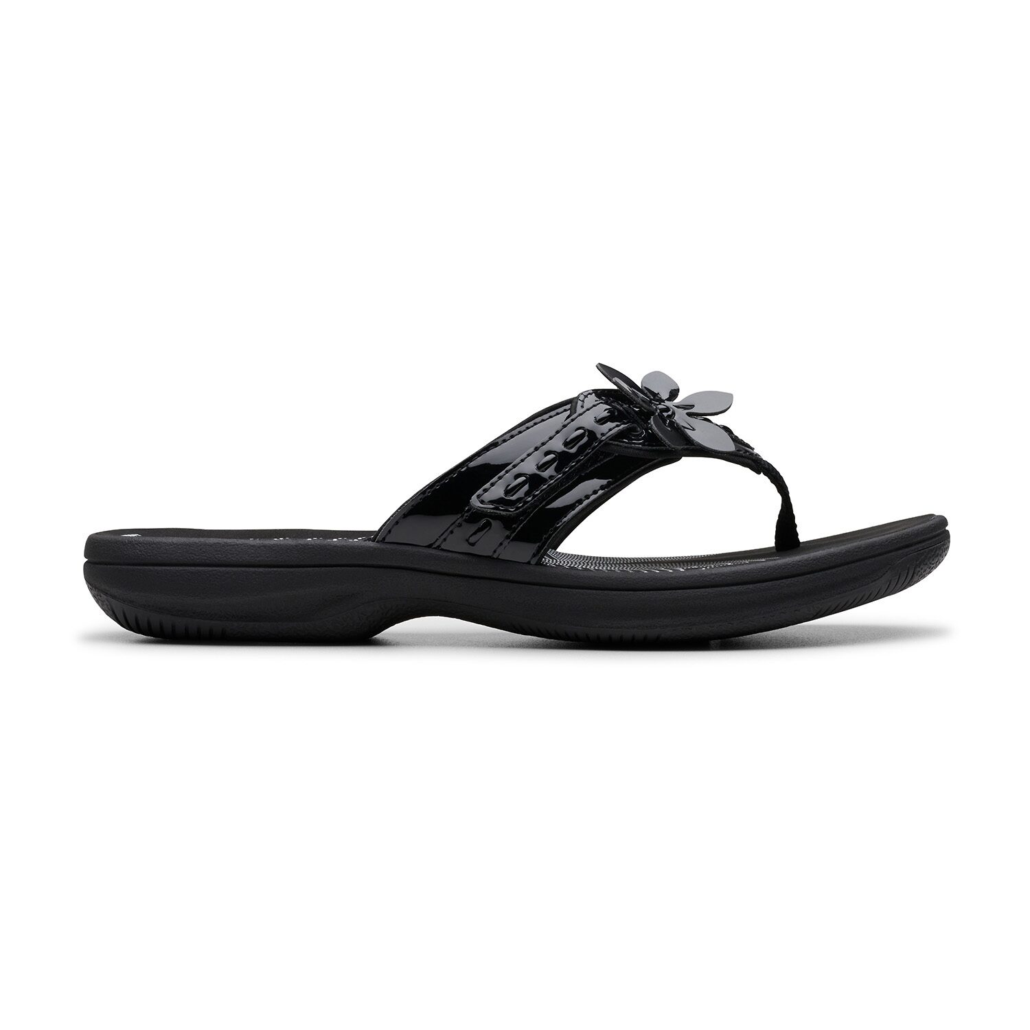 Clarks Cloudsteppers Womens Breeze Opal Flip-Flops
