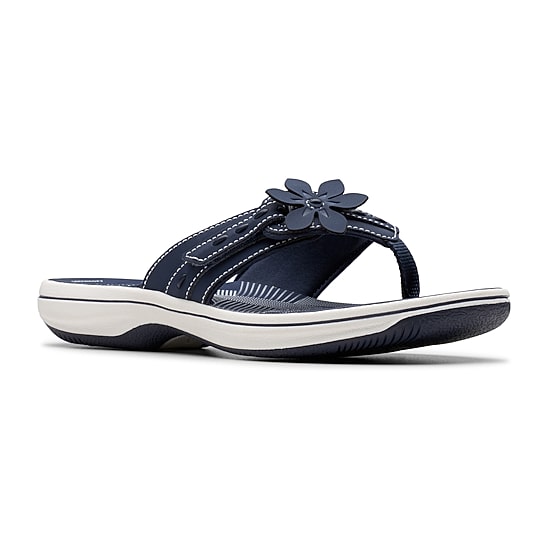 Clarks Cloudsteppers Womens Breeze Opal Flip-Flops