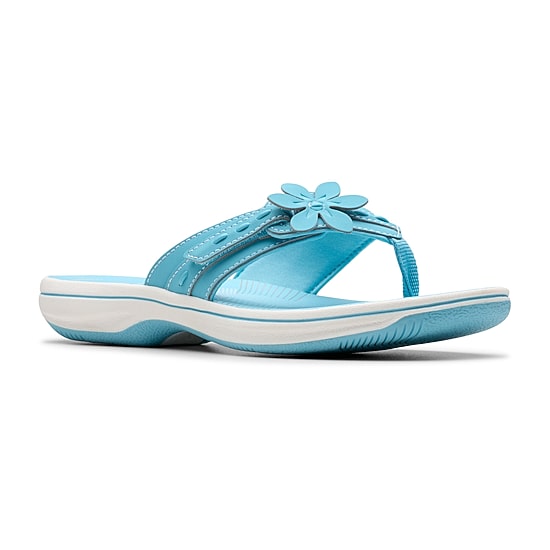 Clarks Cloudsteppers Womens Breeze Opal Flip-Flops
