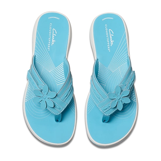 Clarks Cloudsteppers Womens Breeze Opal Flip-Flops