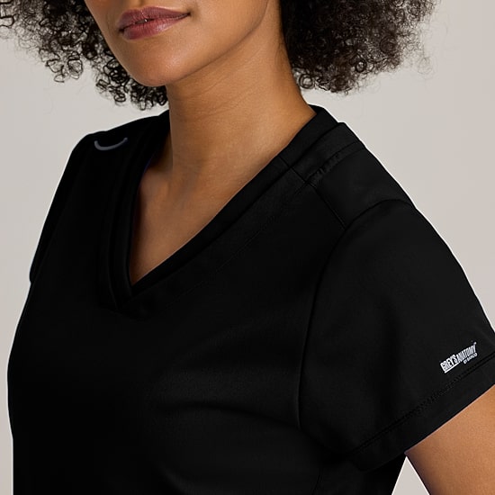 Grey's Anatomy™ by Barco Classic Grt261 Evelyn 3-Pocket Womens V Neck Short Sleeve Moisture Wicking Scrub Top