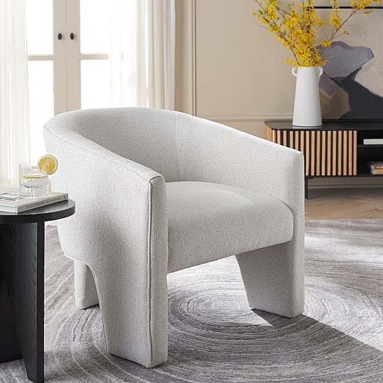 Safavieh Lahela Upholstered Barrel Chair