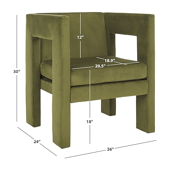 Safavieh Vidar Upholstered Barrel Chair