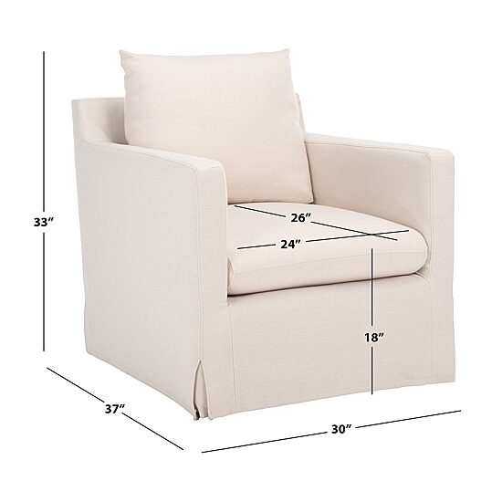 Safavieh Hadara Upholstered Barrel Chair