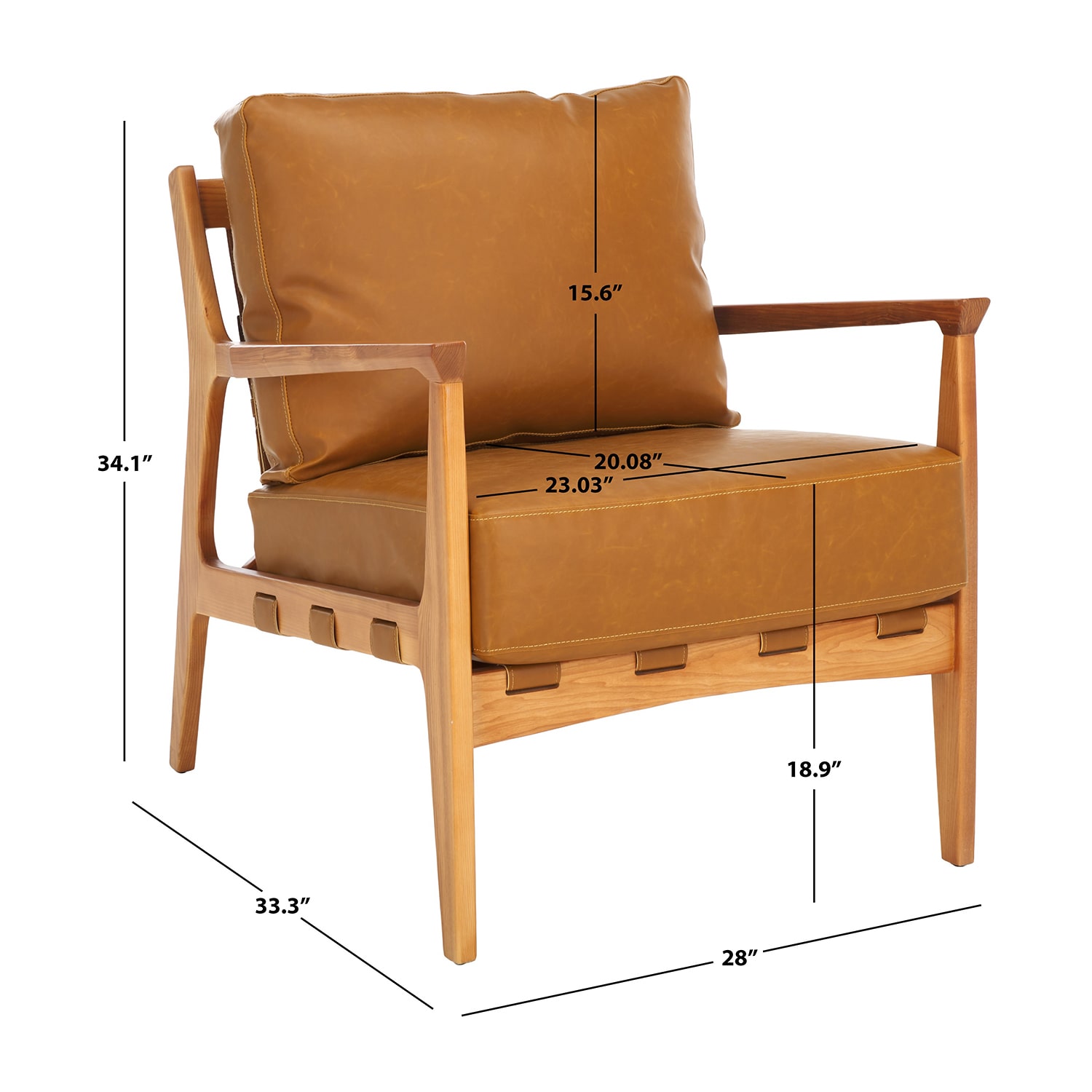 Safavieh Danisia Upholstered Barrel Chair