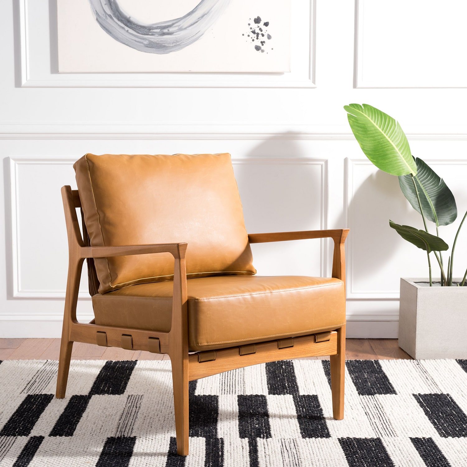 Safavieh Danisia Upholstered Barrel Chair