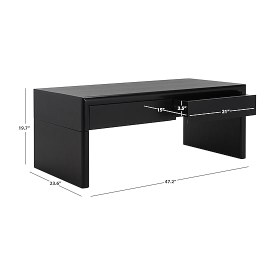 Safavieh Rune Storage 2-Drawer Coffee Table