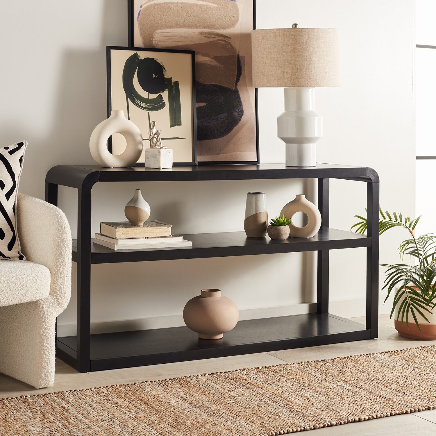 Safavieh Omara Storage Console Table