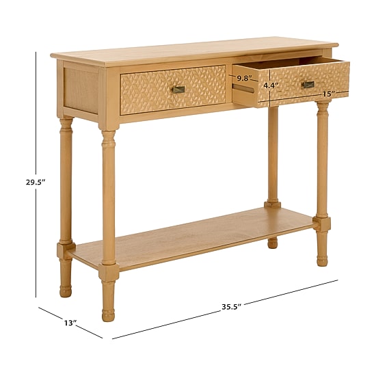 Safavieh Halton Storage 2-Drawer Console Table