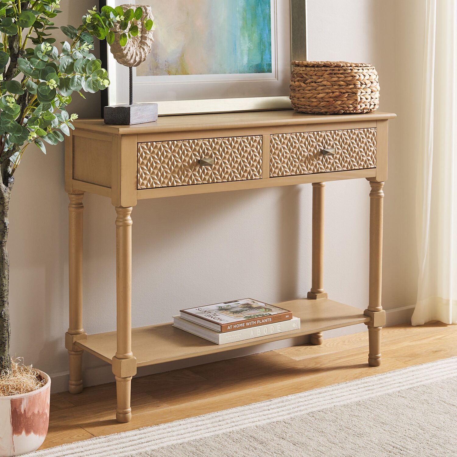 Safavieh Halton Storage 2-Drawer Console Table