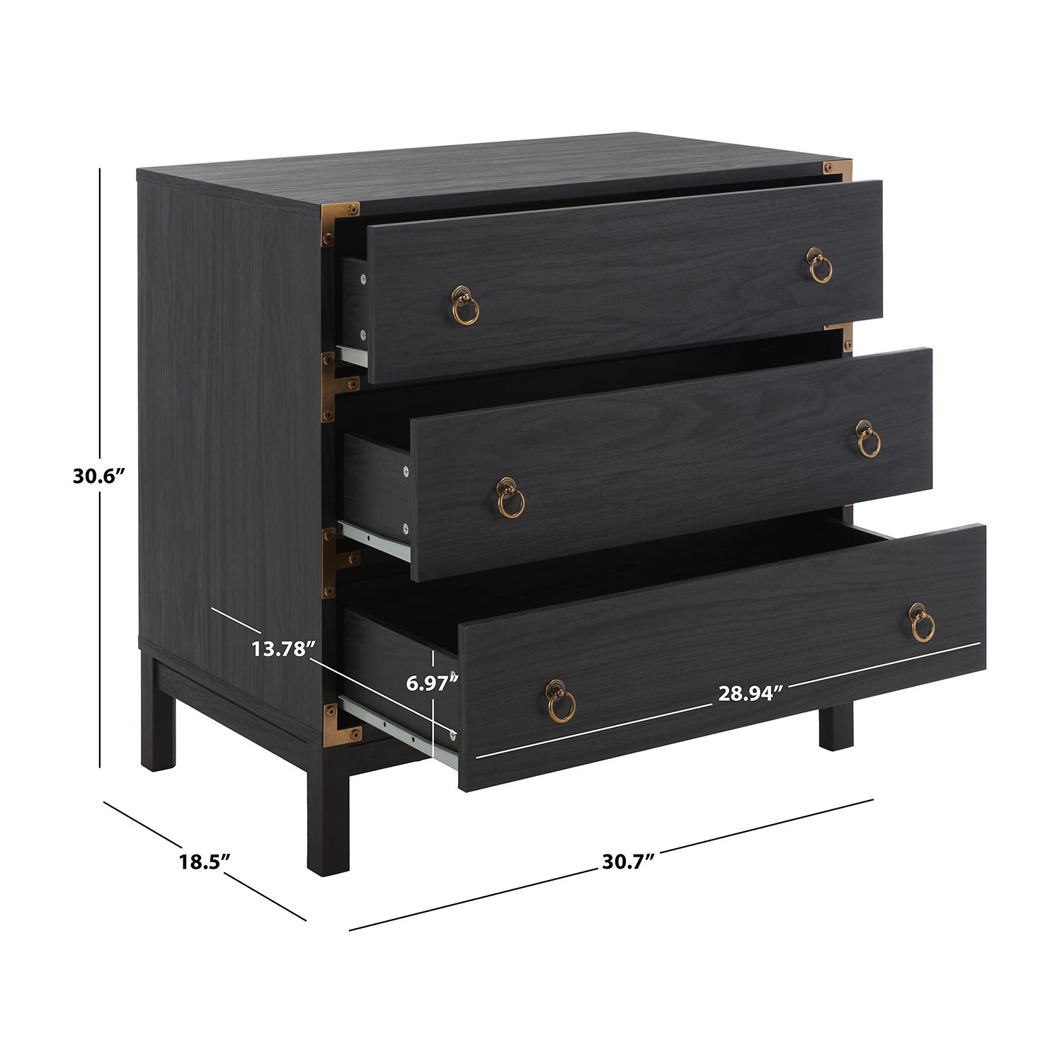 Safavieh Galio 3-Drawer Chest