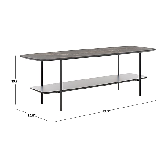 Safavieh Kayleigh Storage Metal Coffee Table