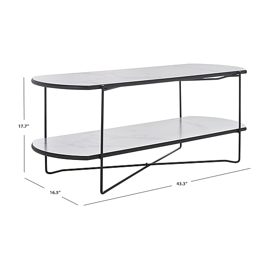 Safavieh Marlee Storage Metal Coffee Table