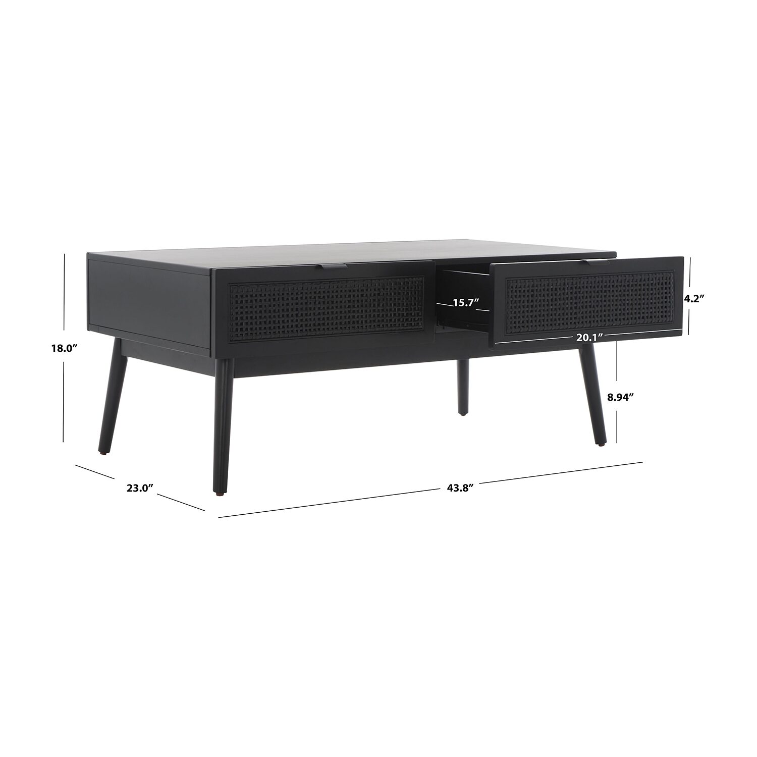 Safavieh Baisley Storage 2-Drawer Coffee Table