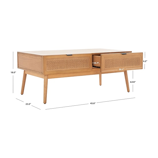 Safavieh Baisley Storage 2-Drawer Coffee Table
