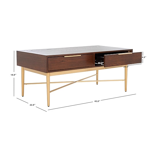 Safavieh Pierre Storage 2-Drawer Coffee Table