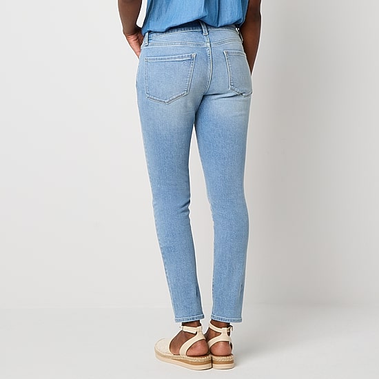 A.N.A Womens Mid Rise Tall Skinny Fit Jean
