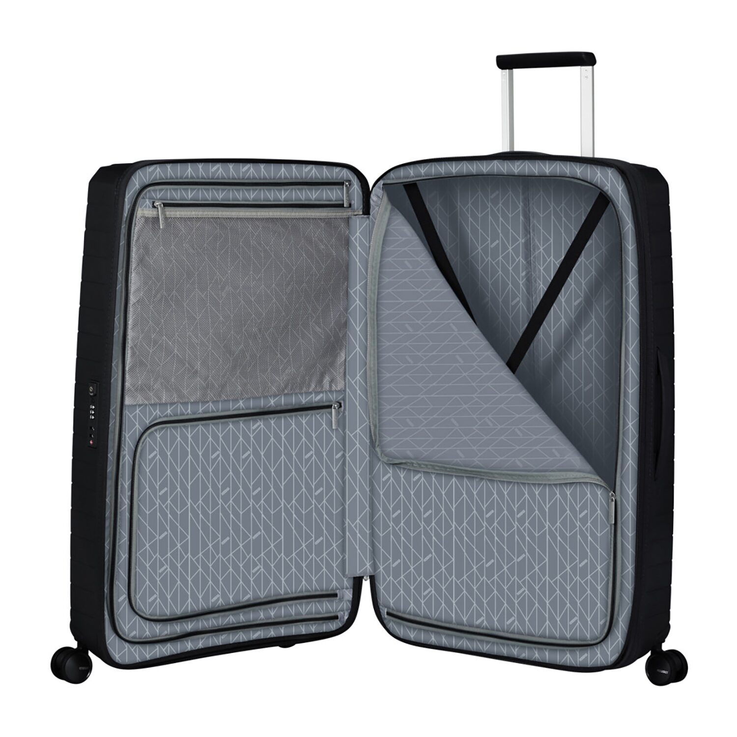 American Tourister Fastforward 29 Inch Hardside Expandable Checked Spinner Luggage