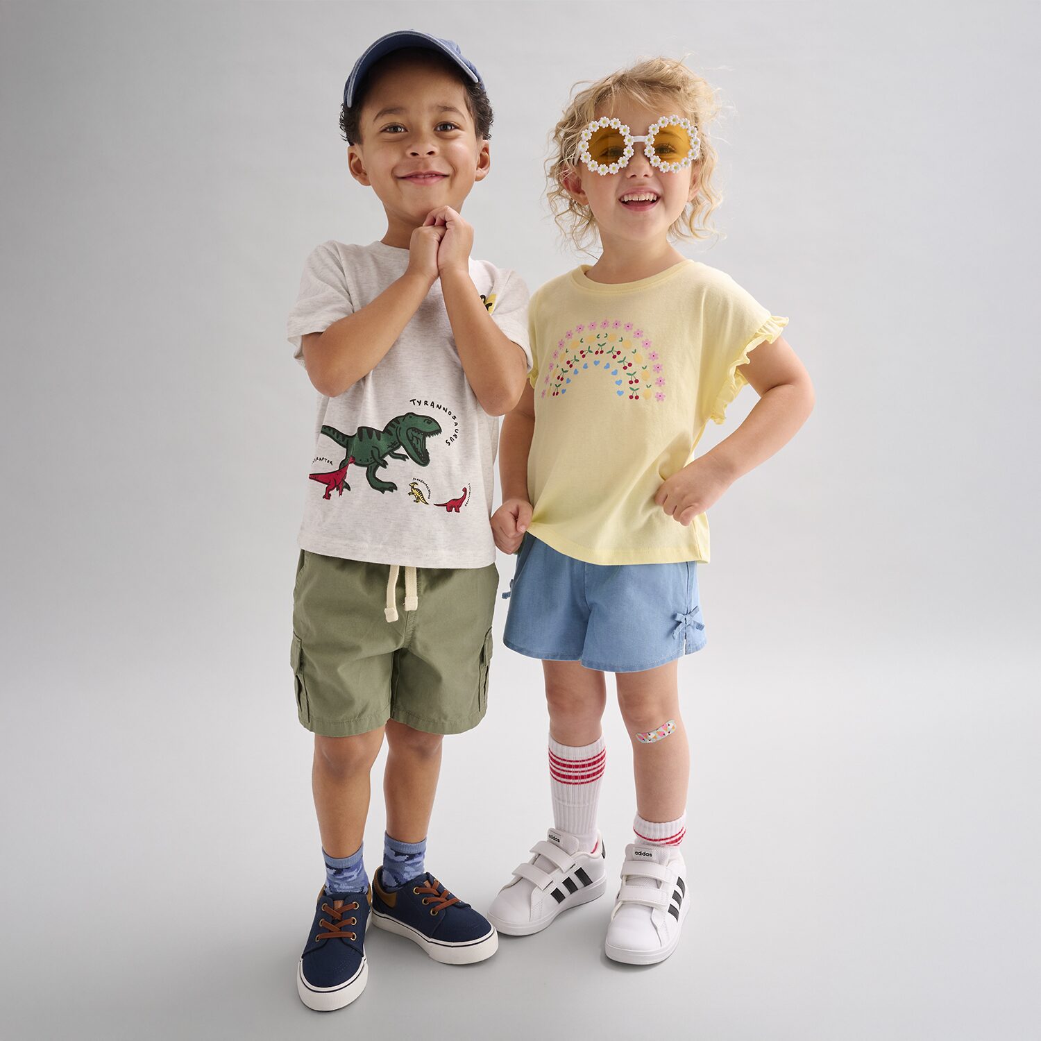 Okie Dokie Chambray Toddler & Little Girls Pull-On Short