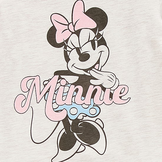 Toddler Girls Crew Neck Short Sleeve Regular Fit Minnie Mouse Graphic T-Shirt