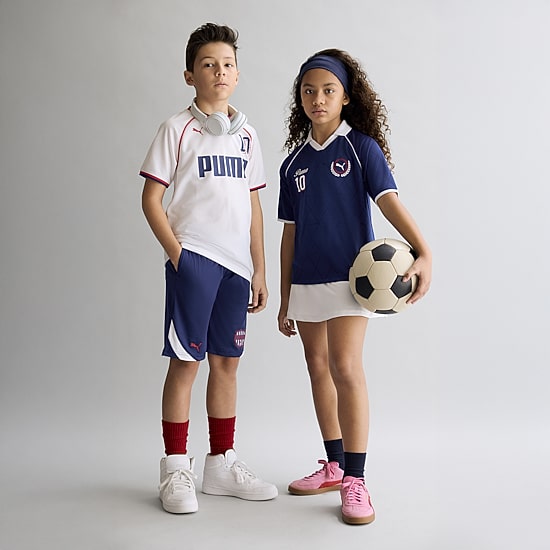PUMA Big Kid Girls Short Sleeve Jersey