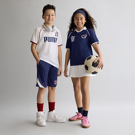 PUMA Big Kid Girls Short Sleeve Jersey