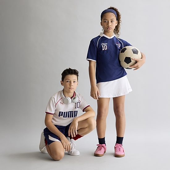 PUMA Big Kid Boys Crew Neck Short Sleeve Jersey