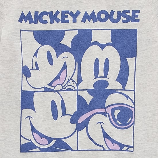 Toddler Boys Crew Neck Short Sleeve Regular Fit Mickey Mouse Graphic T-Shirt