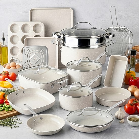 Granitestone 20-pc. Non-Stick Cookware Set