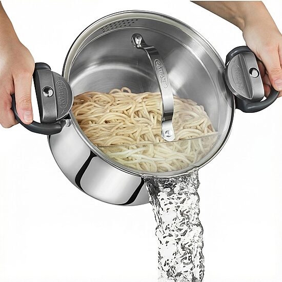 Gotham Steel Tri-Ply 2-pc. Stainless Steel Pasta Pot