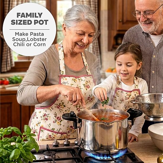 Gotham Steel Tri-Ply 2-pc. Stainless Steel Pasta Pot
