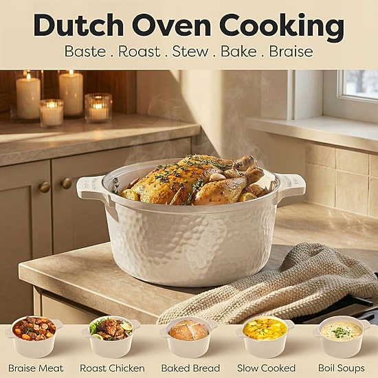 Gotham Steel Non-Stick 2-pc. Dutch Oven