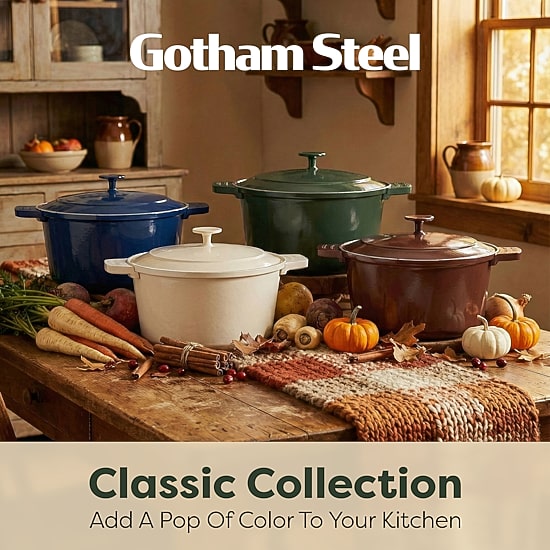 Gotham Steel Non-Stick 2-pc. Dutch Oven