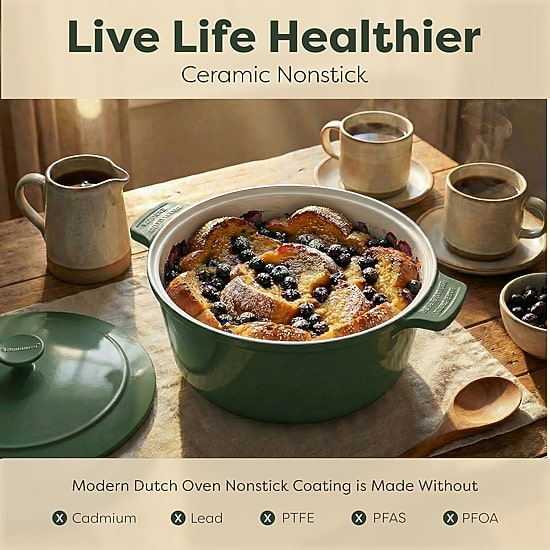 Gotham Steel Non-Stick 2-pc. Dutch Oven