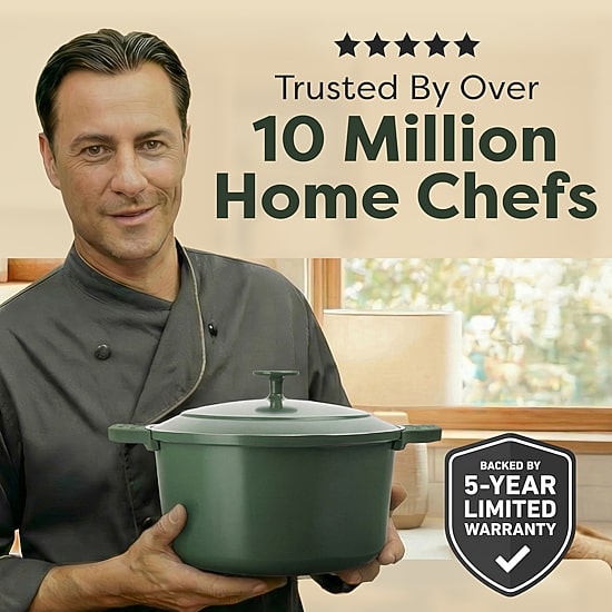 Gotham Steel Non-Stick 2-pc. Dutch Oven