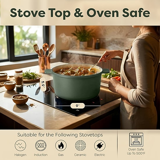 Gotham Steel Non-Stick 2-pc. Dutch Oven