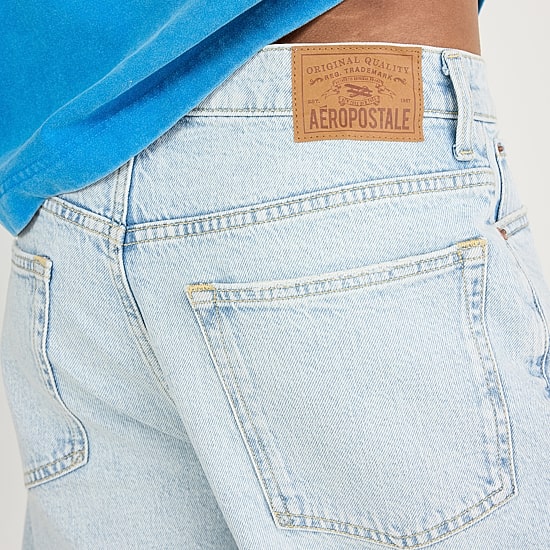 AEROPOSTALE Loose Fit Mens 9" Denim Short