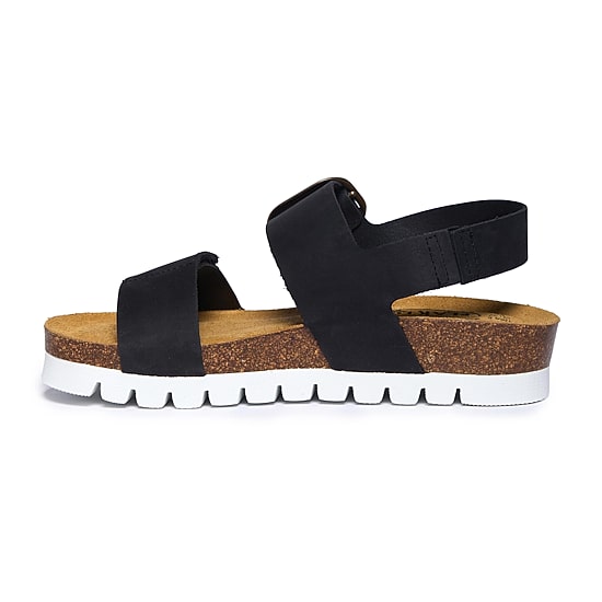 PLAKTON® Cannes Womens Adjustable Strap Footbed Sandals