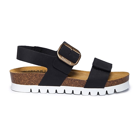 PLAKTON® Cannes Womens Adjustable Strap Footbed Sandals