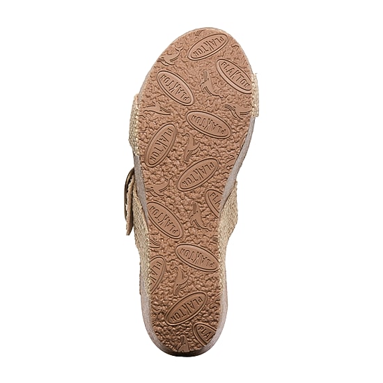 PLAKTON® Wisdom Womens Adjustable Strap Footbed Sandals