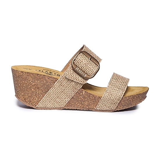PLAKTON® Wisdom Womens Adjustable Strap Footbed Sandals