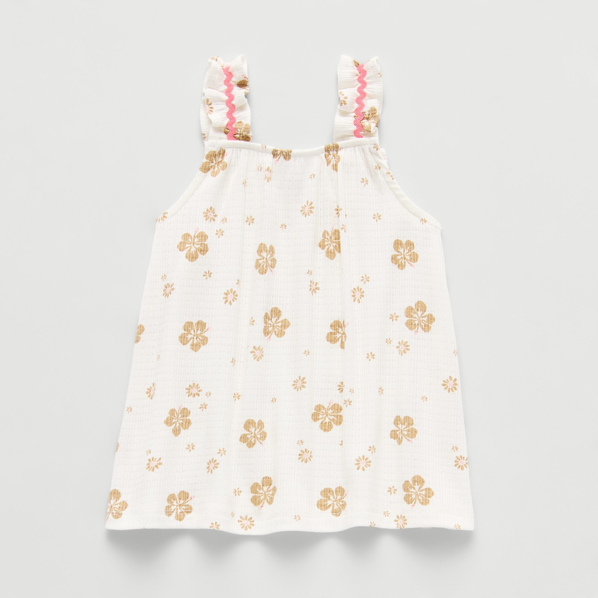 Okie Dokie Toddler & Little Girls Square Neck Sleeveless Tank Top