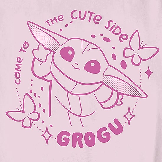 Little & Big Kid Girls Crew Neck Short Sleeve Regular Fit Star Wars Graphic T-Shirt