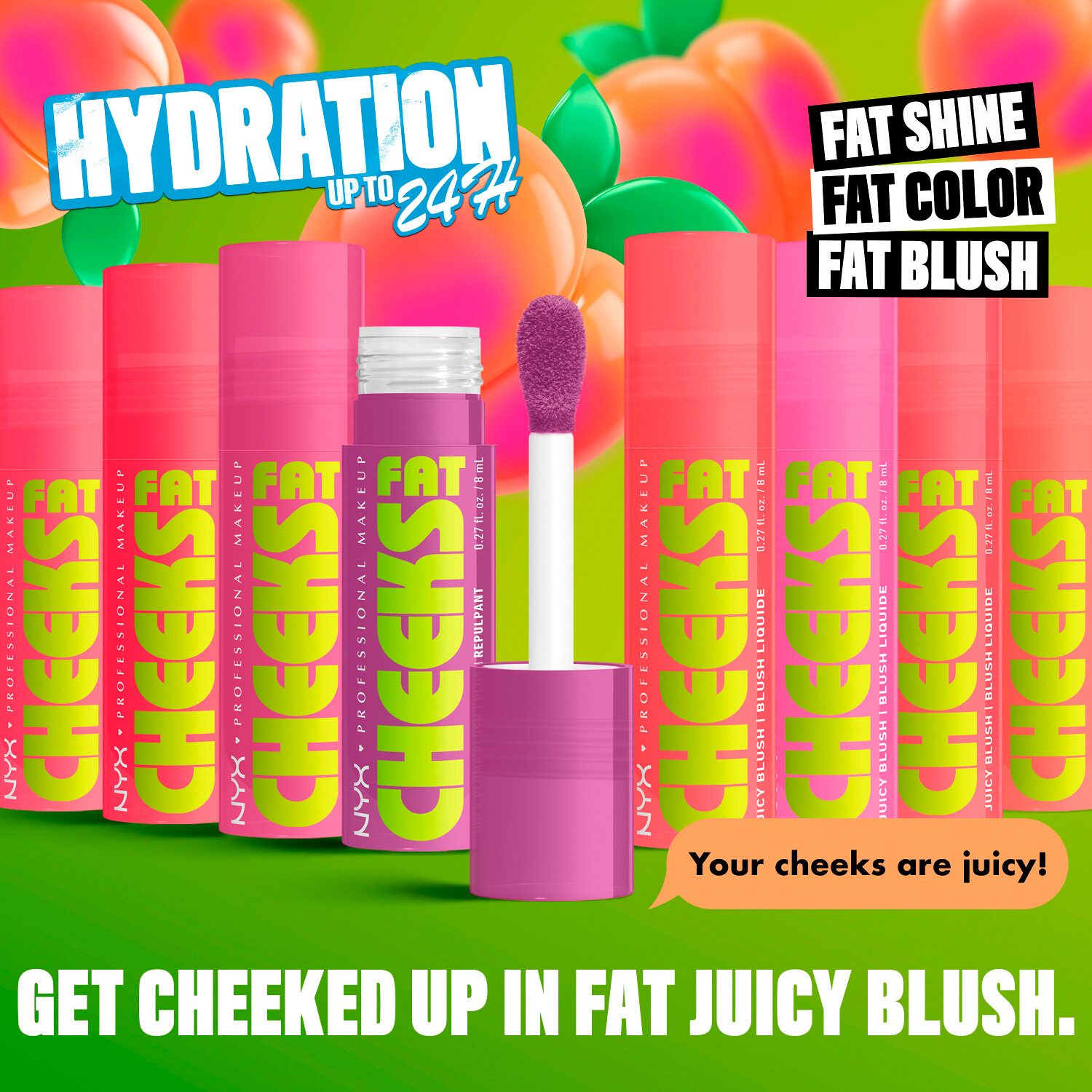 NYX Professional Fat Cheeks Juicy Liquid Blush