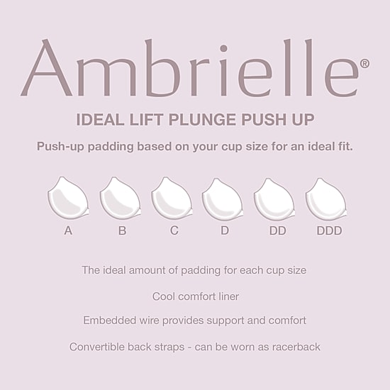 Ambrielle Ideal Lift plunge Bra