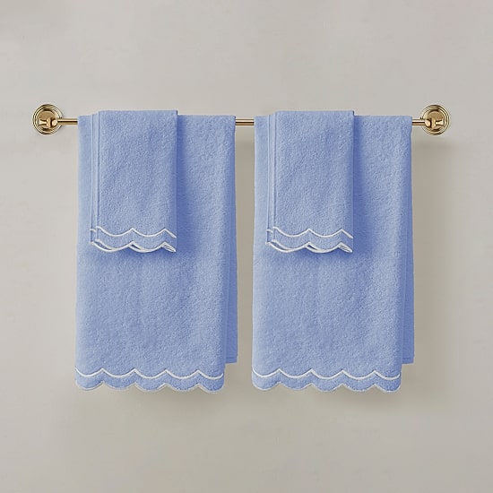 Peri Home Scallop 4-pc. Bath Towel Set